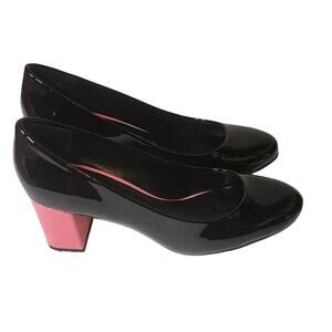 ISAAC MIZRAHI size 6 black/pink